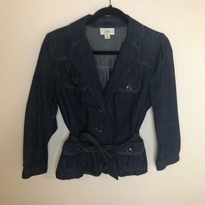 Ann Taylor Loft Cropped Jean Jacket